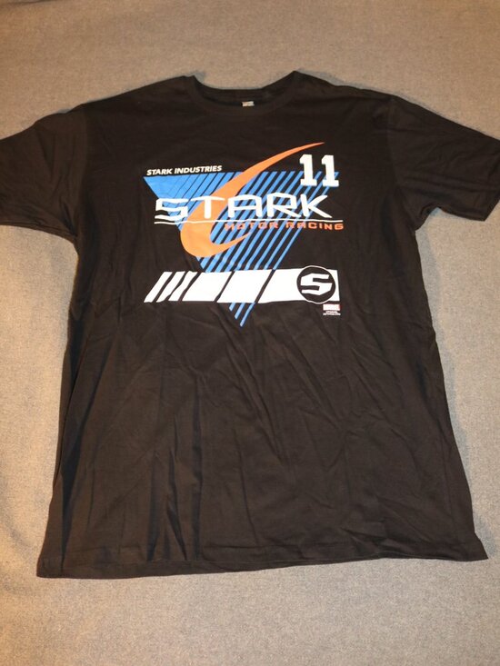 Rock Me Other - Iron Man 2 Stark Industries T-shirt Mens XL Black Rock Me 2016 Motor Racing